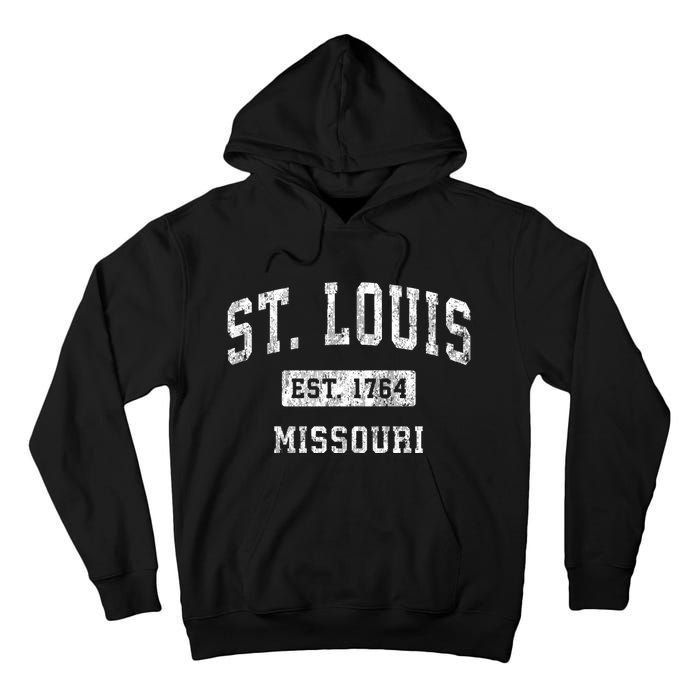 St. Louis Missouri Mo Vintage Established Sports Tall Hoodie