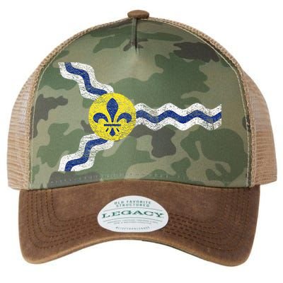 St. Louis Miss Souri Fleur De Lis Flag Legacy Tie Dye Trucker Hat