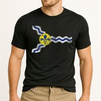St. Louis Miss Souri Fleur De Lis Flag Cooling Performance Crew T-Shirt