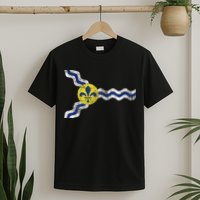 St. Louis Miss Souri Fleur De Lis Flag T-Shirt