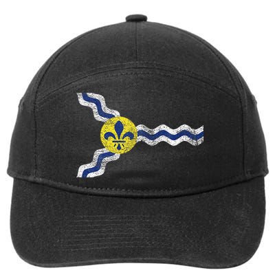 St. Louis Miss Souri Fleur De Lis Flag 7-Panel Snapback Hat