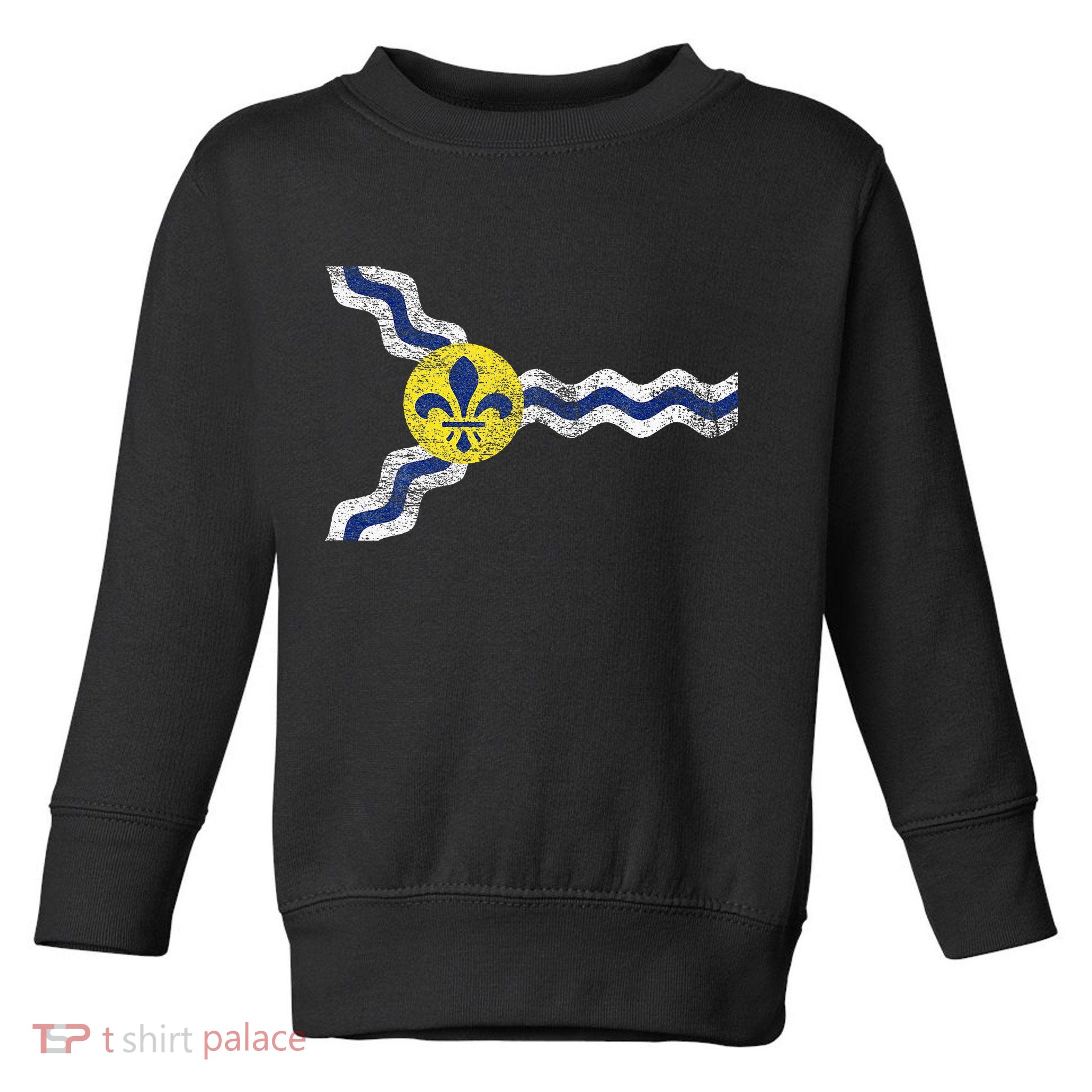 St. Louis Miss Souri Fleur De Lis Flag Toddler Sweatshirt