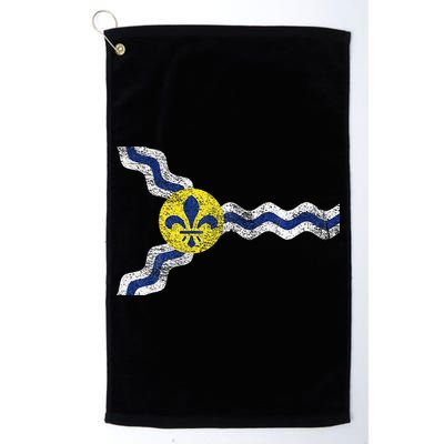 St. Louis Miss Souri Fleur De Lis Flag Golf Towel