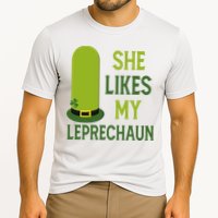 She Likes My Leprechaun Funny St Patricks Day Cooling Performance Crew T-Shirt