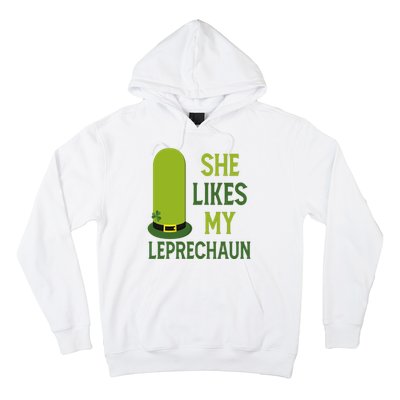 She Likes My Leprechaun Funny St Patricks Day Hoodie