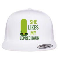 She Likes My Leprechaun Funny St Patricks Day Flatbill Hat