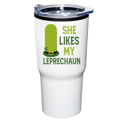 She Likes My Leprechaun Funny St Patricks Day Tumbler
