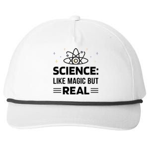 Science Like Magic But Real Snapback Five-Panel Rope Hat