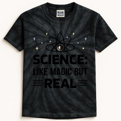 Science Like Magic But Real Kids Tie-Dye T-Shirt