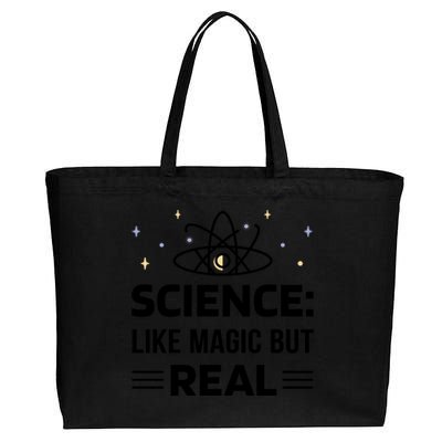 Science Like Magic But Real Cotton Canvas Jumbo Tote