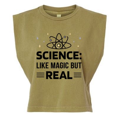 Science Like Magic But Real Garment-Dyed Women's Muscle Tee