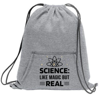 Science Like Magic But Real Sweatshirt Cinch Pack Bag