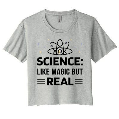 Science Like Magic But Real Women's Crop Top Tee