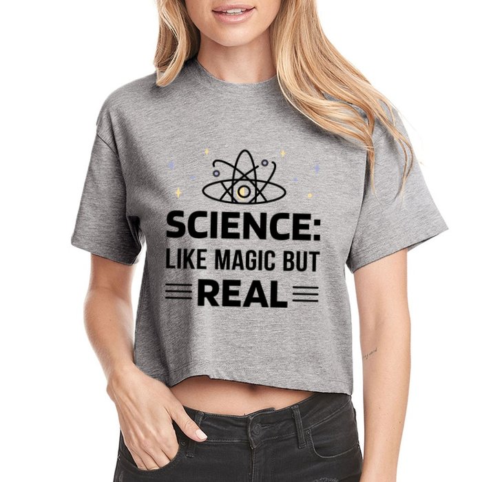 Science Like Magic But Real Crop Top