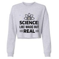 Science Like Magic But Real Cropped Pullover Crew