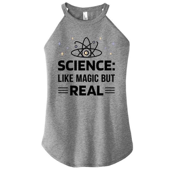 Science Like Magic But Real Women’s Perfect Tri Rocker Tank