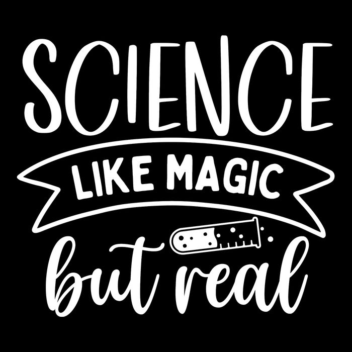 Science: Like Magic But Real Cropped Pullover Crew