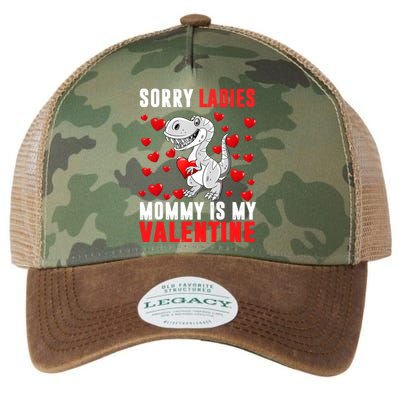 Sorry Ladies Mommy Is My Valentine Legacy Tie Dye Trucker Hat