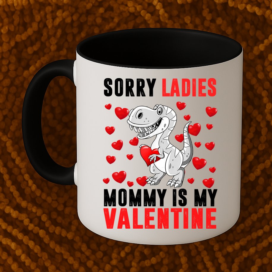 Sorry Ladies Mommy Is My Valentine Mug