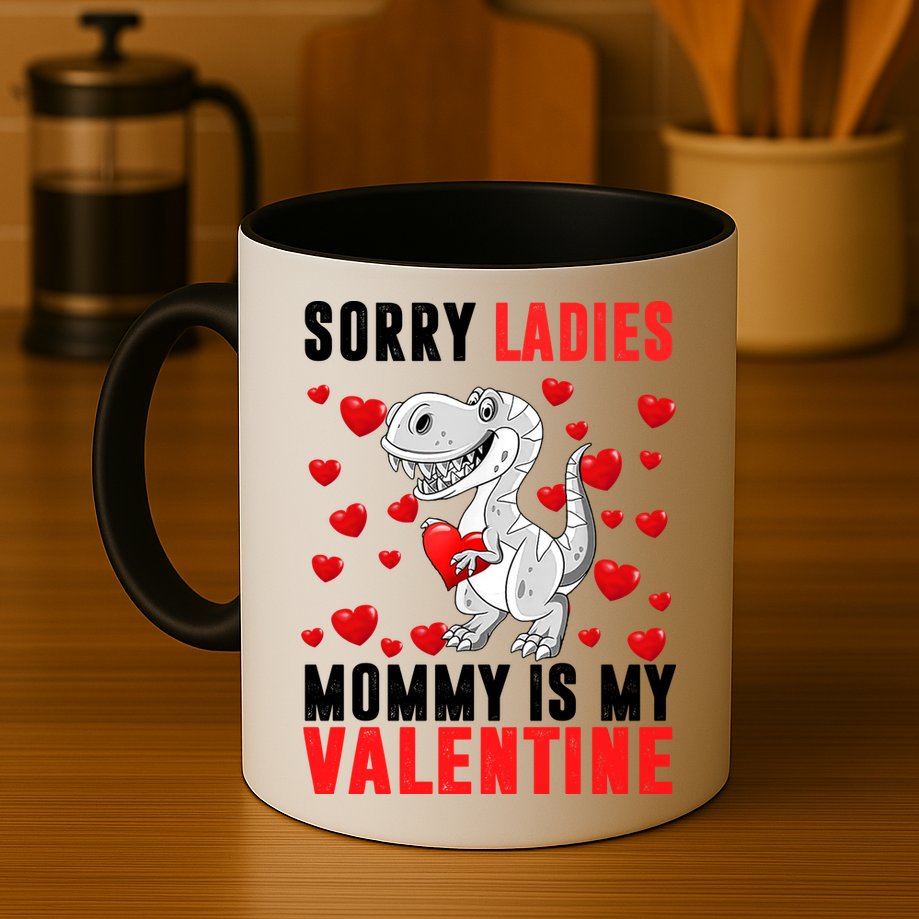 Sorry Ladies Mommy Is My Valentine Mug