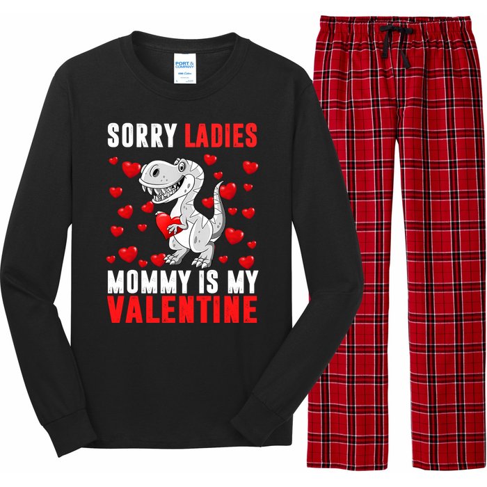 Sorry Ladies Mommy Is My Valentine Long Sleeve Pajama Set