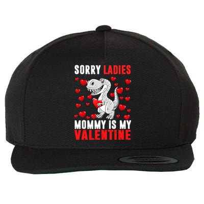 Sorry Ladies Mommy Is My Valentine Wool Snapback Cap