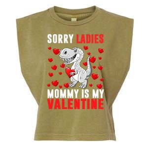 Sorry Ladies Mommy Is My Valentine Garment-Dyed Women's Muscle Tee