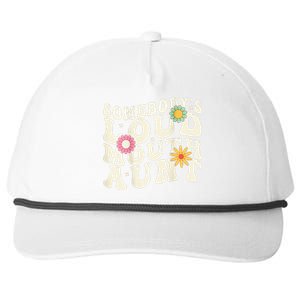 Somebody's loud mouth aunt Snapback Five-Panel Rope Hat