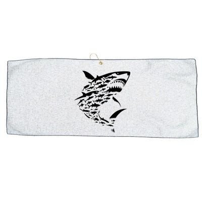 Shark Lover Marine Biology Animal Science Sharks Large Microfiber Waffle Golf Towel