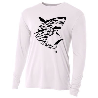 Shark Lover Marine Biology Animal Science Sharks Cooling Performance Long Sleeve Crew