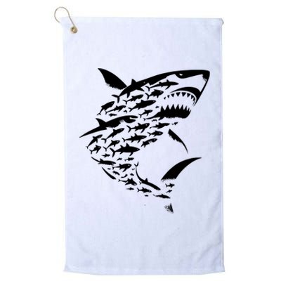 Shark Lover Marine Biology Animal Science Sharks Platinum Collection Golf Towel