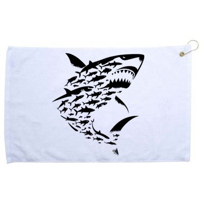 Shark Lover Marine Biology Animal Science Sharks Grommeted Golf Towel