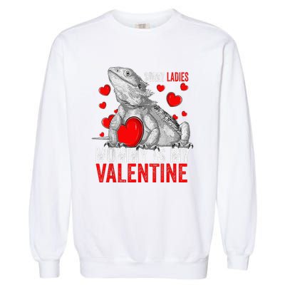 Sorry Ladies Mommy Is My Valentine Bearded Dragon Rescue Garment-Dyed Sweatshirt