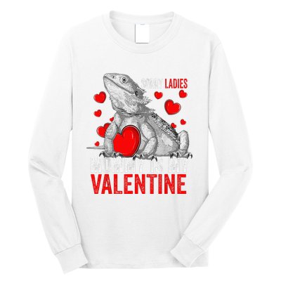 Sorry Ladies Mommy Is My Valentine Bearded Dragon Rescue Long Sleeve Shirt