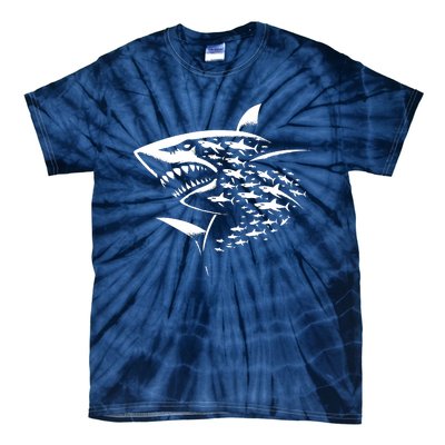 Sharks Lover Marine Biology Science Shark Tie-Dye T-Shirt