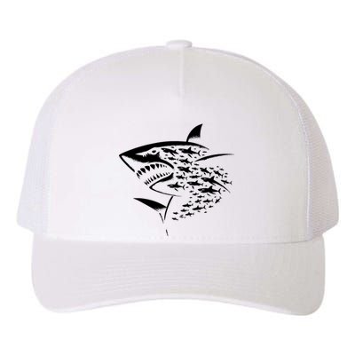 Sharks Lover Marine Biology Science Shark Yupoong Adult 5-Panel Trucker Hat