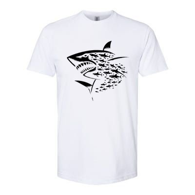 Sharks Lover Marine Biology Science Shark Softstyle CVC T-Shirt