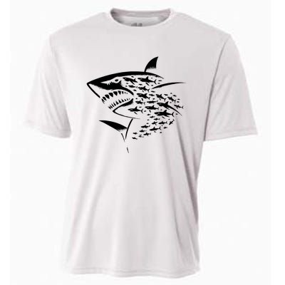 Sharks Lover Marine Biology Science Shark Cooling Performance Crew T-Shirt