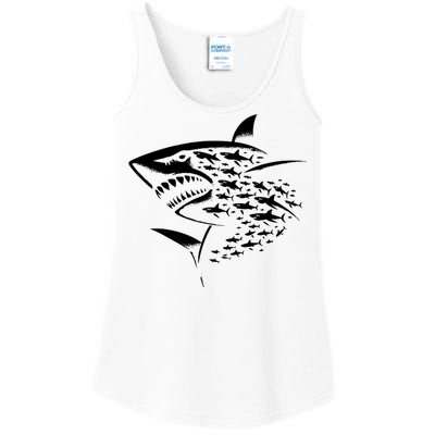 Sharks Lover Marine Biology Science Shark Ladies Essential Tank