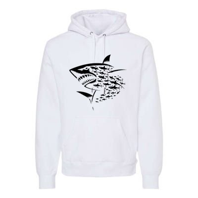 Sharks Lover Marine Biology Science Shark Premium Hoodie