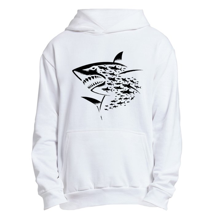 Sharks Lover Marine Biology Science Shark Urban Pullover Hoodie