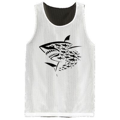 Sharks Lover Marine Biology Science Shark Mesh Reversible Basketball Jersey Tank