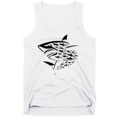 Sharks Lover Marine Biology Science Shark Tank Top