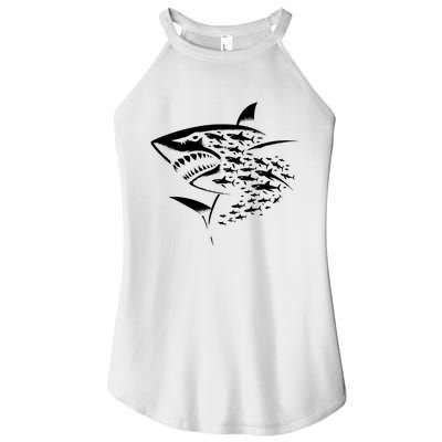 Sharks Lover Marine Biology Science Shark Women's Perfect Tri Rocker Tank