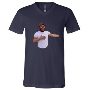 Sneaky Link Man Heart Attack V-Neck T-Shirt