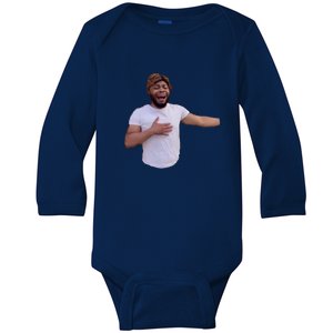 Sneaky Link Man Heart Attack Baby Long Sleeve Bodysuit