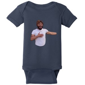 Sneaky Link Man Heart Attack Baby Bodysuit