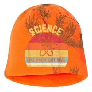 Science Like Magic But Real Funny Retro Science Teacher Kati - Camo Knit Beanie