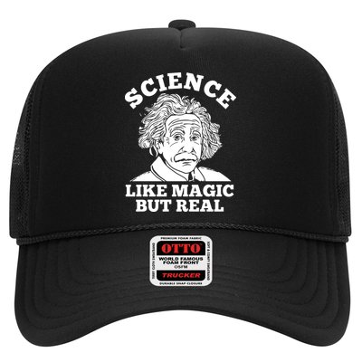 Science Like Magic But Real Einstein Trucker Hat