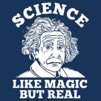 Science Like Magic But Real Einstein Drawstring Bag